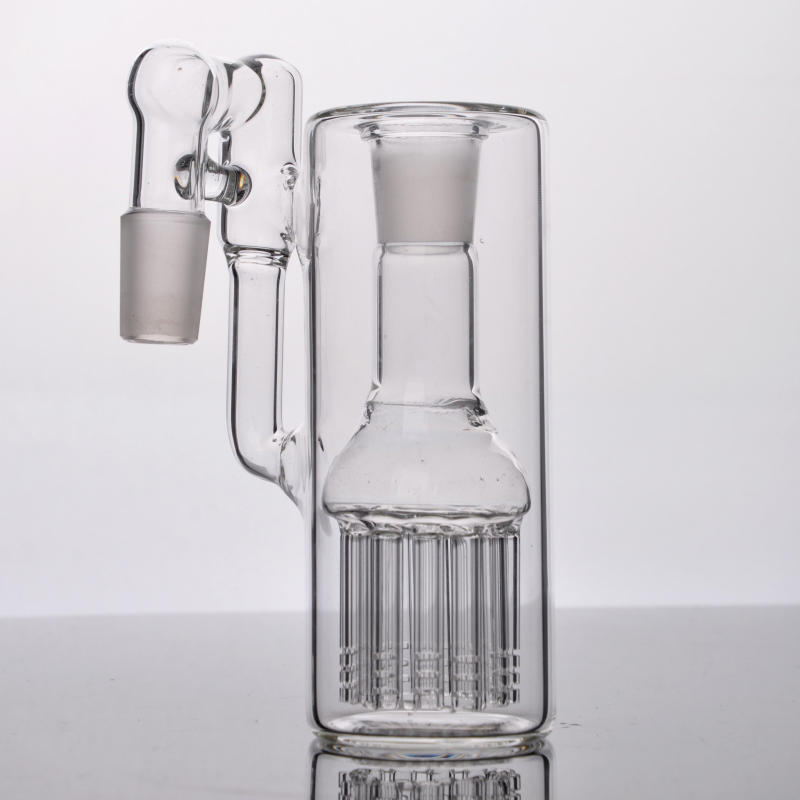 clear Glass Ash Catcher male joint 18.8mm Smoking Pipe Bong glass bong oil dab rig dab rigs-image-267673597