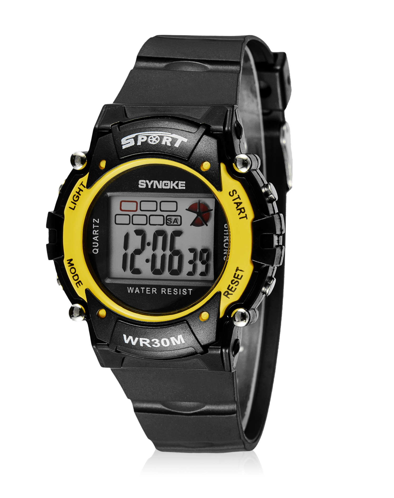 

New Arrivals Silicone Strap Waterproof Luminous Wrist Watches Digital Watches For Children Free Shipping, Red