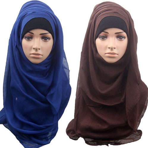 

2015 new women fashion lastest muslim colorful scarf muslim hijab, islamic hijab 14 color choose 2pcs/lot #3995