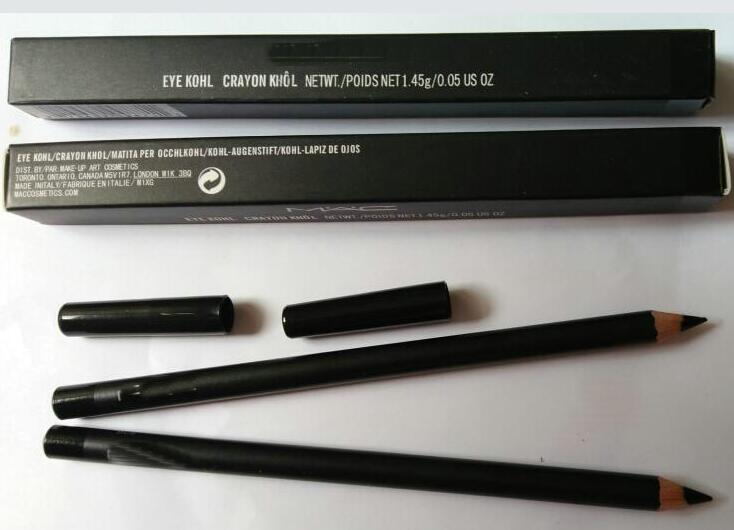 

free shipping!NEW arrive high quality Eyeliner Pencil Eye Kohl Black 'With Box 1.45g(100PCS/LOT)