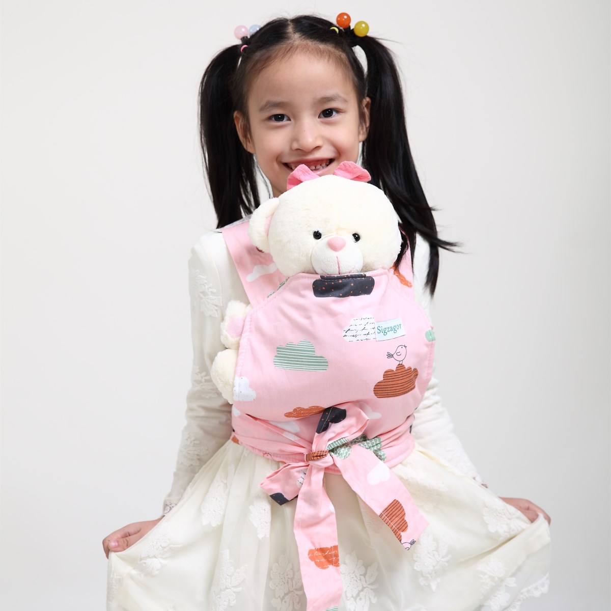 Coccodrillo Cartone Animato Bambola Vestiti Set per Rinato Baby Tuta 3pcs per 17 Pollice Panno