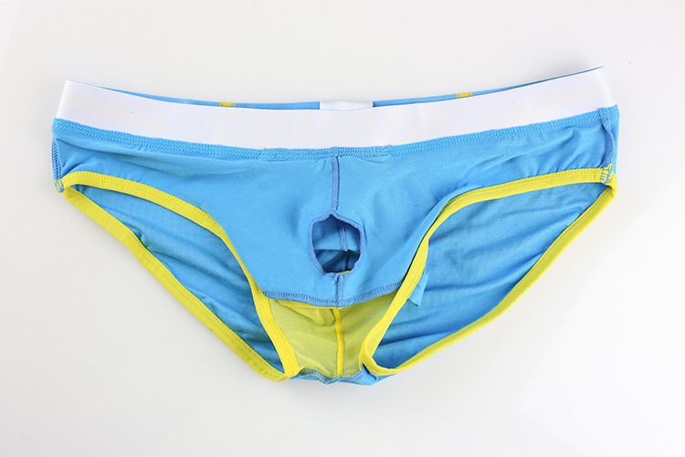

#39 Wholesale 3pcs/lot Men's fashion clothing sexy underwear cotton blend pouch briefs underpants panties cuecas, Royal blue