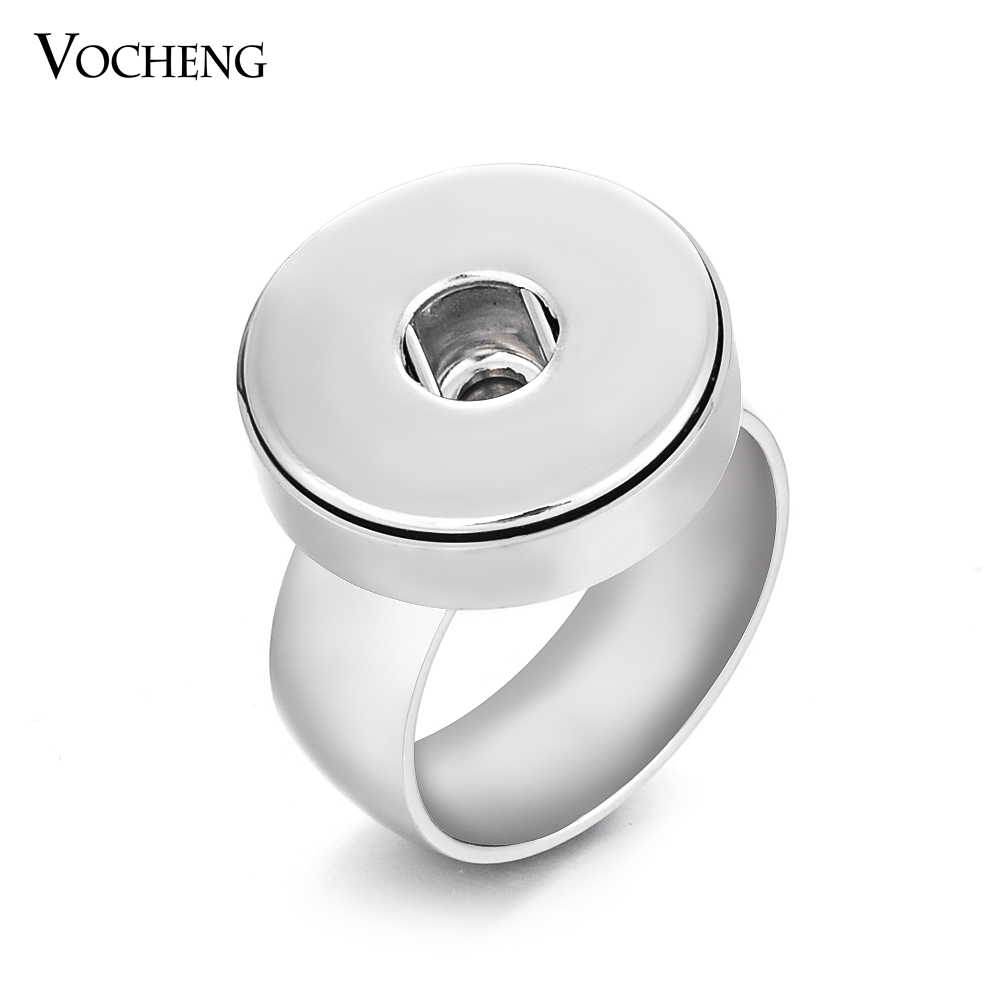 

NOOSA Stainless Steel Ring Ginger Snap Jewelry 5 Sizes for 18mm Button NN-321