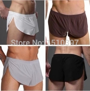 

Wholesale-N2N ,classical male arrow pants, soft sport underwear, sexy home short sleep bottoms, free shipping, Black
