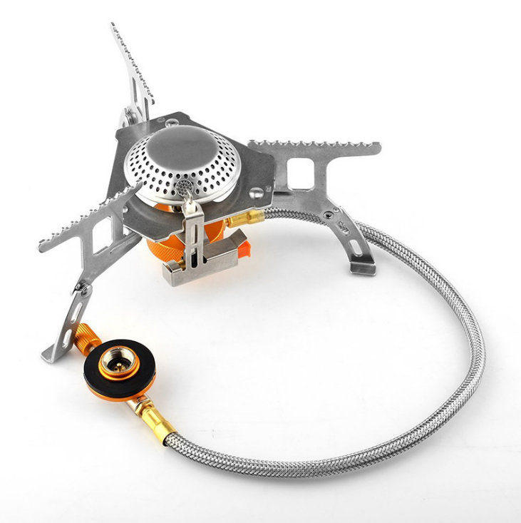 Nai-Style Cocina de c/ámping Gas con Encendido piezoel/éctrico cocinar al Aire Libre Plegable con Mochila Quemador de Gas Estufa Mini Cabeza Estufa