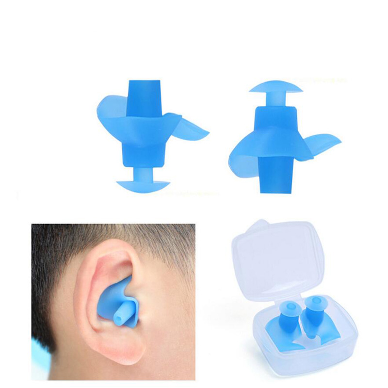 

Free shipping swimming earplugs waterproof silicone earplugs shampoo bathing comfortable adult men women bathing swimming earplugs