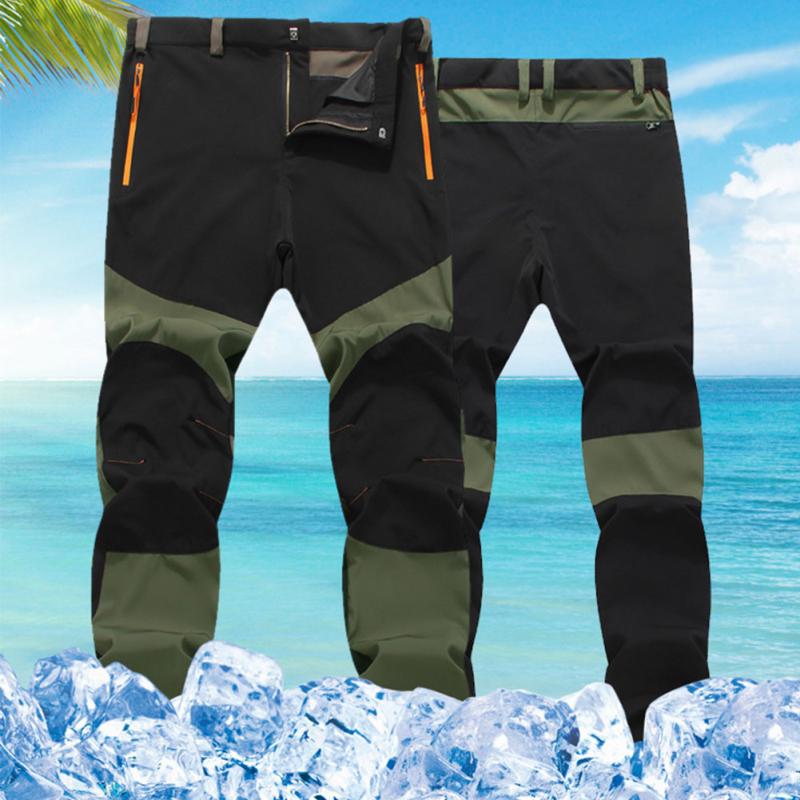 

Wholesale- Men's Clothing Casual Waterproof Windproof Regular Straight Midweight Trousers Tactical Cargo Pants, Blue green