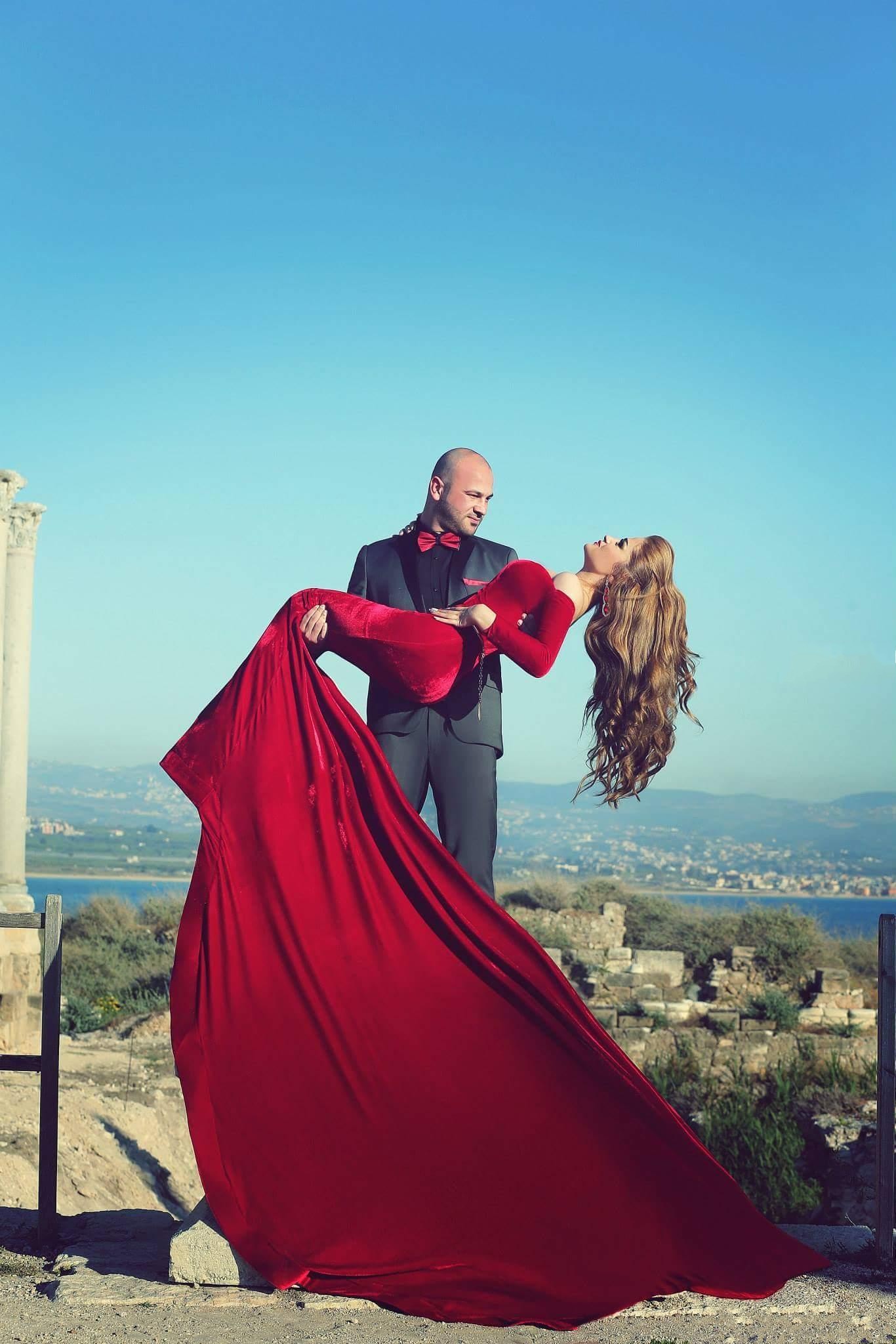 

Said Mhamad Arabic Muslim Evening Dresses Winter Burgundy Off Shoulder Long Sleeve Dark Red Mermaid Velvet Long Train Party Arabic Prom Gown, Brown