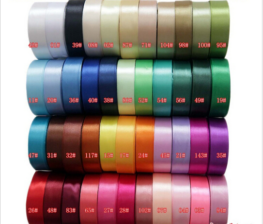 22m Satin Ribbon single 25mm 1 inch wide RED basic color wedding cake christmas