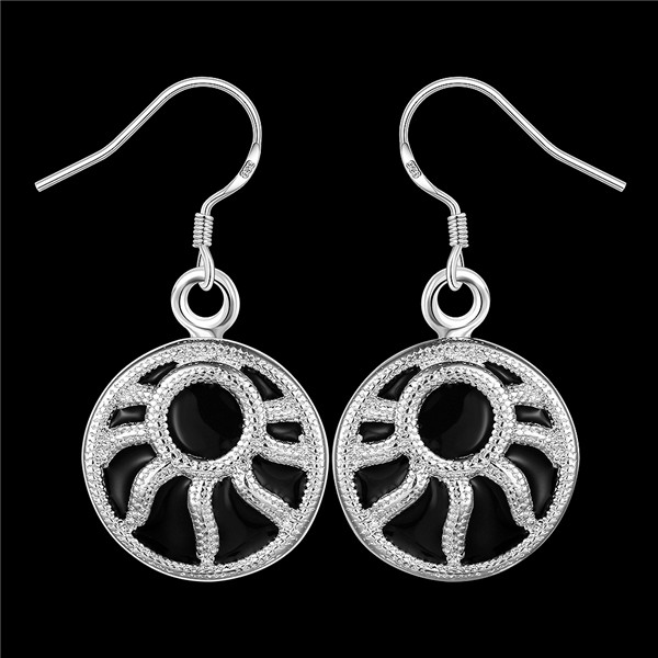 

Brand new sterling silver Drip paw earrings DFMSE610,women's 925 silver Dangle Chandelier earrings 10 pair a lot factory direct