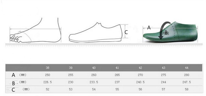 Asian Shoe Size Chart