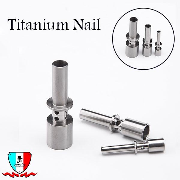 

Flux titanium nail with air holes 10mm/14mm/18mm available grade 2 titanium domeless tia nail