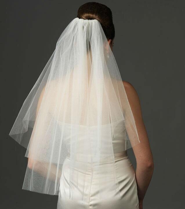 simple wedding veil styles