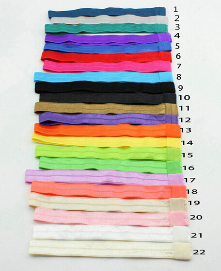 

HOT !240pcs/1.5cm Width Interchangeable Elastic Headbands,FOE Headband for Newborn Baby Toddler baby girls hair accessorise, As picture