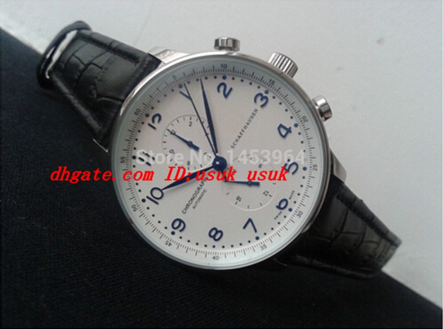 

2019 Luxury Wristwatch Sapphire Portuguese 371447 White Dial Quartz Movement Mens Men's Watch Watches