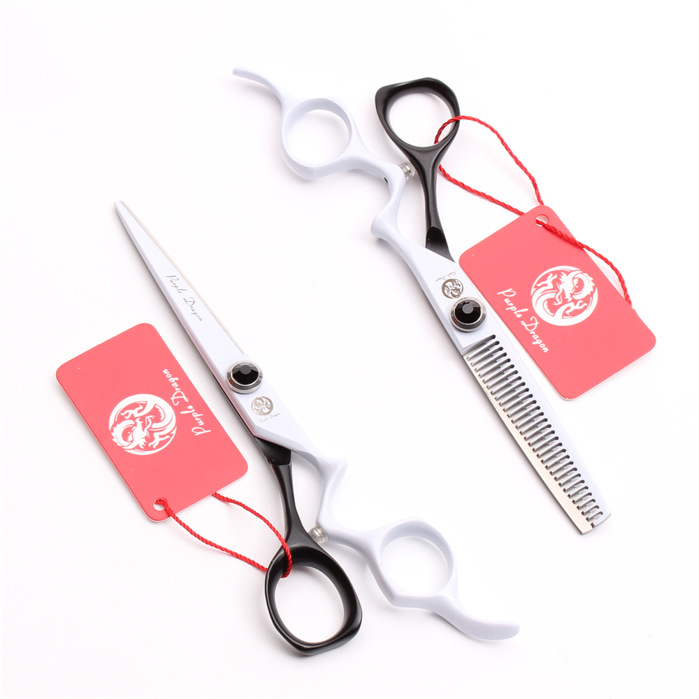 

Z9016 6" 17.5cm 440C Purple Dragon Hot Sell High Quality Human Hair Scissors Hairdressing Shears Cutting Thinning Scissors Salon Style Tools
