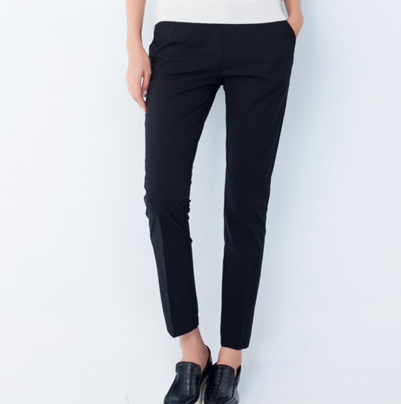 

New Spring And Autumn Pants & Capris 2015 Casual Simple Pencil Pants Black White Baggy Pants Women Trousers Plus Size FG1511