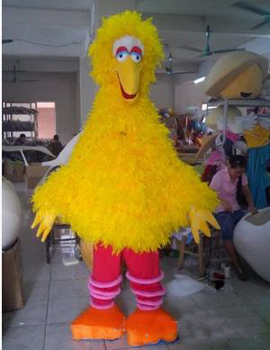 2018 poupée de bande dessinée d'oiseau de la rhubarbe de vente directe d'usine costume de mascotte Livraison gratuite