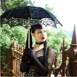 

Wedding Lace Bridal Parasols & Fans Sets New Photography props 82cm Diameter 68CM length Beautiful Bridal Accessories DHL Free shipping