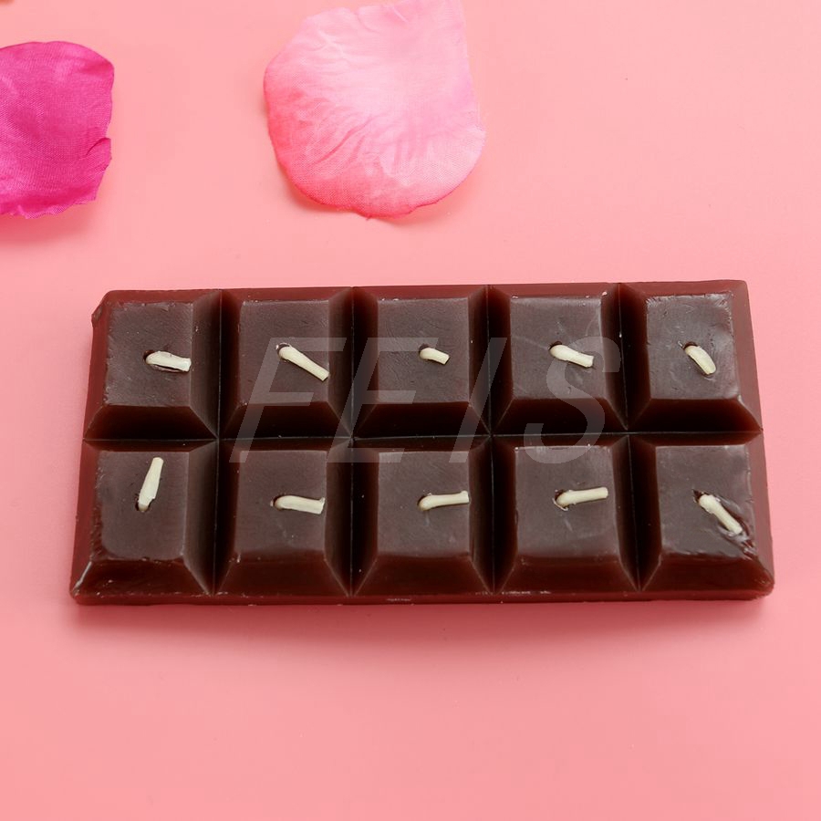 

FEIS wholesale chocolate Valentine's Day Candle Wedding Party Favors and Gift Decorative Candle Home Decoration Smokeless Creative Candle