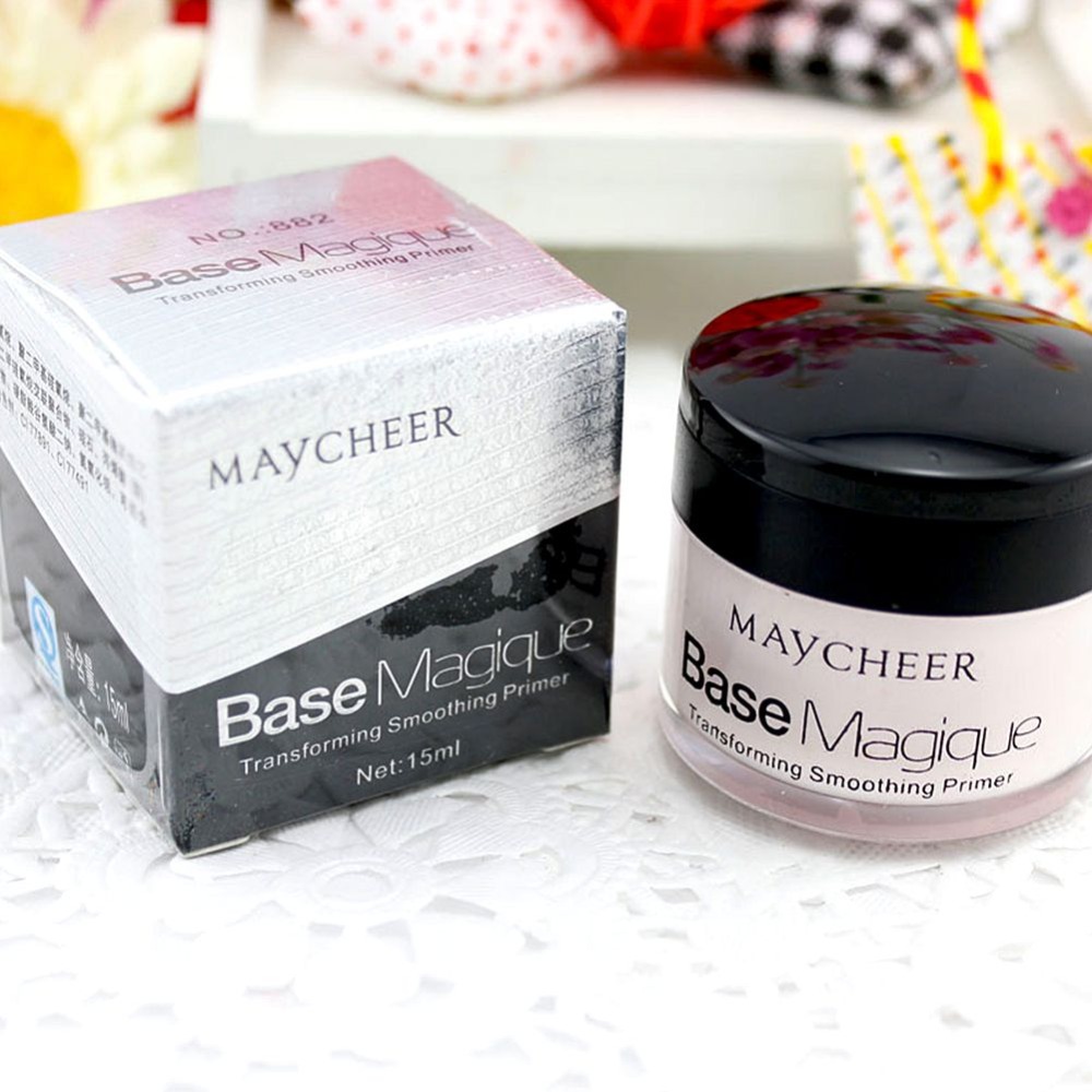 

Wholesale- New MAYCHEER Base Makeup Transforming Smoothing Face Primer Cover Pore Wrinkle Lasting Concealer Foundation Base Magique, White