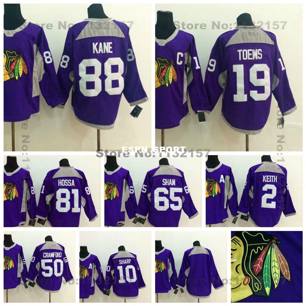 

2016 New, NEW Chicago blackhawks Hockey Jersey Fashion Practice Purple Keith,Sharp,Toews,Corey Crawford,Shaw,Patrick Kane,Hossa ICE, Black;red