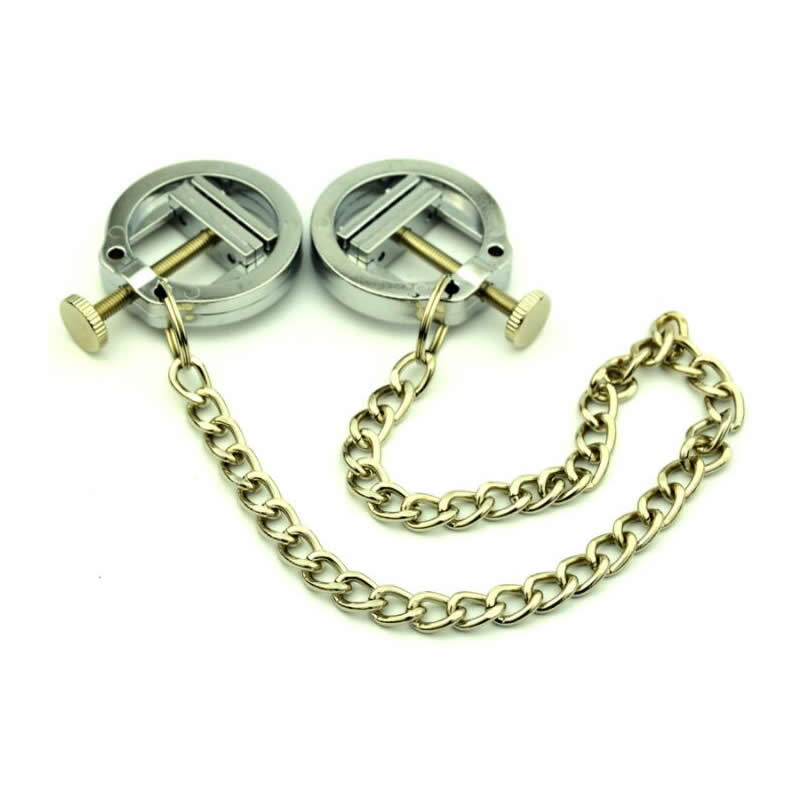 Nipple Clamps New Design Sex Toy Nipple Clamp Breast Clips Squeezer Teaser BDSM Play Equipment Round Shape Strong B0102016-image-407392808