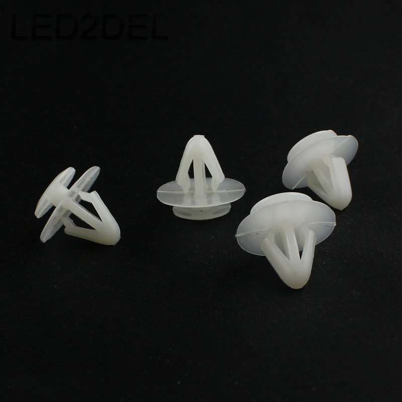 

Door Trim Panel & Garnish Retainer For Ford GM White Plastic Interior Trim under Beams snap Clips Car Truck Body Side Moulding Clip Fastener