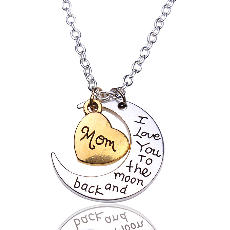 Buy To The Moon And Back Necklace White Gold In Stock