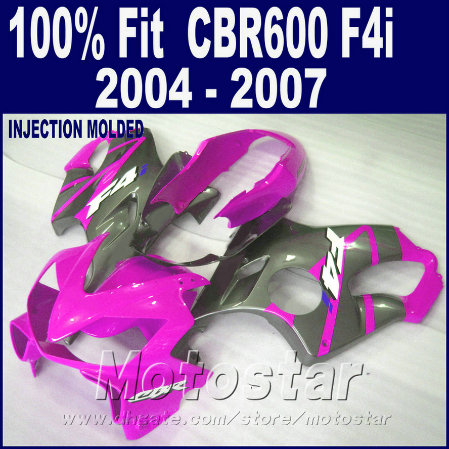 

ABS RED Injection molding for HONDA CBR 600 F4i fairings 2004 2005 2006 2007 fairing kits 04 05 06 07 motorcycle +7Gifts, Multi-color