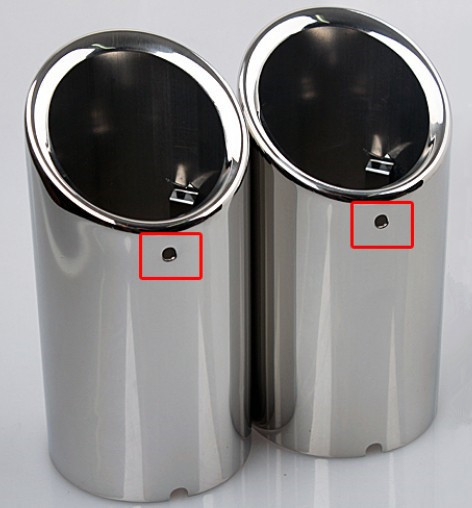 

Chrome Rear Exhaust Muffler Tip Pipe Cover Ends For VW Golf 7 Mk7 VII 2013 2014