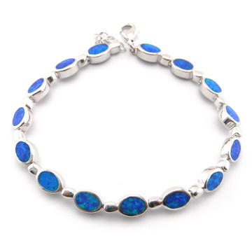 

stock blue opal bracelet fashion jewelry bracelet, Light blue