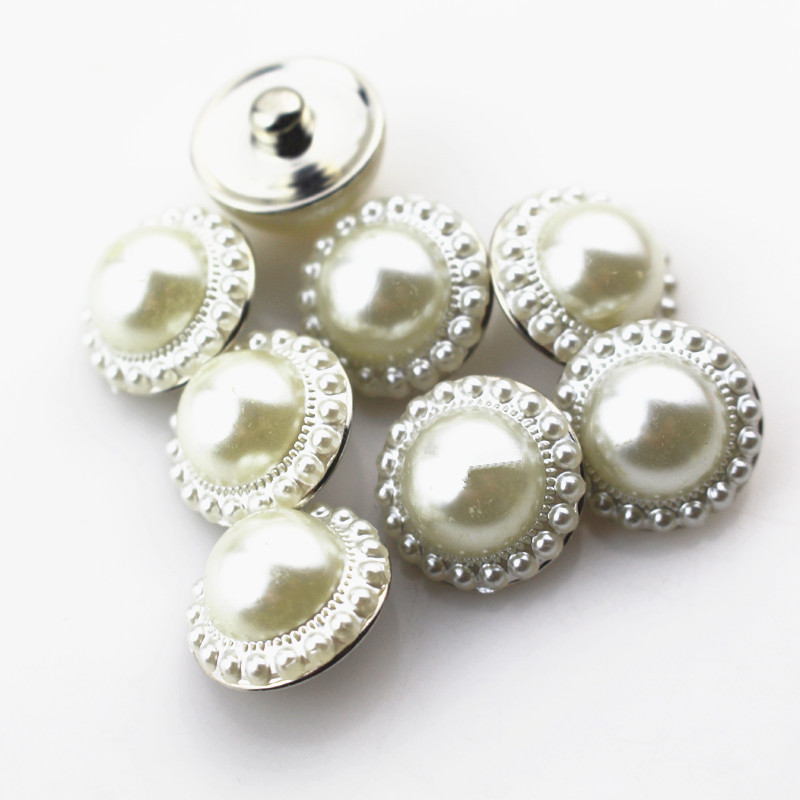 

Hot sale 20pcs/lot iimitation pearl buttons DIY glass 18mm Snap buttonsd charms DIY Bracelet&Bangles ginger Snap necklace Jewelry