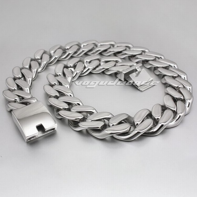 

18" ~ 36" Huge Heavy 316L Stainless Steel Mens Biker Necklace 5P004N