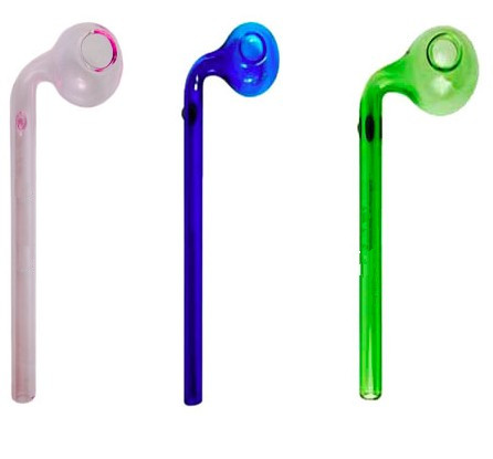 

OIL BURNER GLASS PIPE CURVED GLASS PIPE WITH BALANCER 12CM THICK PYREX GLASS OIL BURNER PIPE WITH MANY COLORS