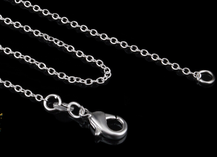 

2017 hot sales 1MM 16-24 inches choose 925 Silver Chain Necklace High Quality Thin silver chain