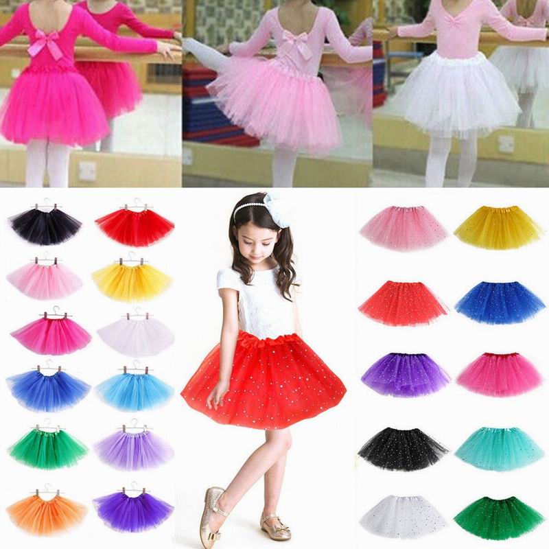 NUOVO Balletto Tutu Costumi Ragazze Principessa Abito Ballo Calzamaglia Nero//Blu 3-4 anni