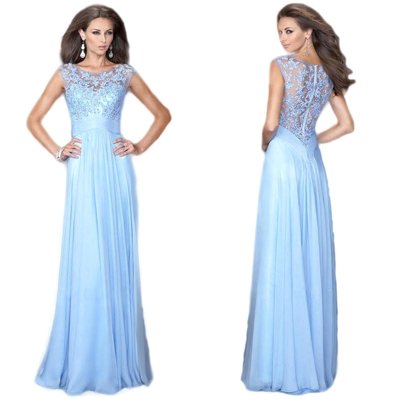 En gros-Vente Chaude Femmes Longue Robe D'été 2015 Bohème De Mode Dentelle Évider De Bal Party Robes ELegant Robe De Festa 2XL QL1191