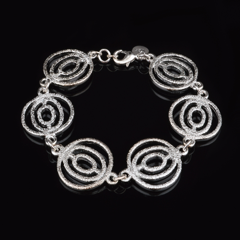 Livraison gratuite avec numéro de suivi Top vente 925 Bracelet en argent lanterne Bracelet bijoux en argent 10 pièces/lot pas cher 1803
