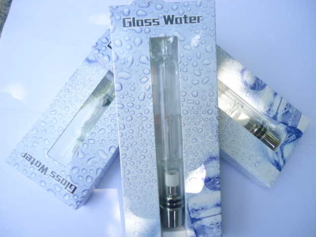 

2015 transparent glass shisha atomizer ego wax dry herb water atomizer replacement coil head ego wax vaporizer pen e cigarette glass tank