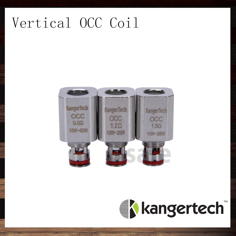 

Kangertech Subtank Vertical OCC V2 Coil Head Organic Cotton Coil 0.5ohm 0.2ohm 1.5ohm Kanger Replacement Coil Head For Subtank 100% Original