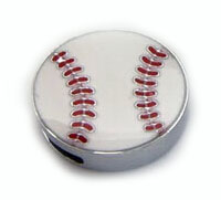 

Wholesale 8MM Baseball Sport Slide Charm DIY Alloy Accessories Fit For Phone Strips Leather Wristband Key Chains, Bronze;silver