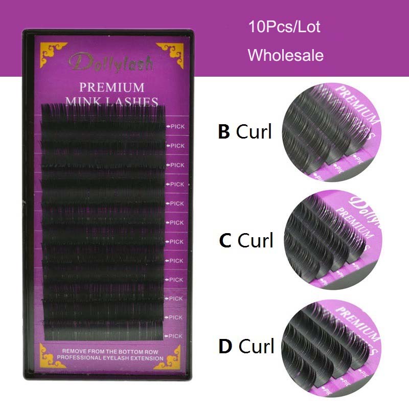 

All Size B C D Curl Mink Eyelashes Artificial False Eyelashes Cheap Eyelashes