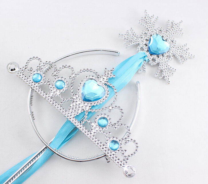 Fairy Princess Tiara Headband Star Wand Fancy Dress Girls Sceptre Accessory
