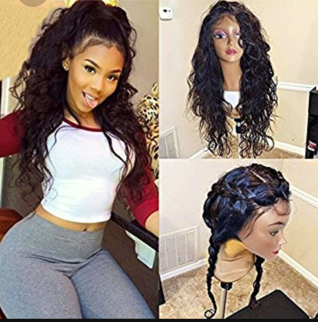 

360 Lace Frontal Wigs cap wet and wavy Pre Plucked 360 full lace Wig 150% density ponytail Human Hair Wig for Black Women DIVA1 glueless wig human hair, 1b or natural color