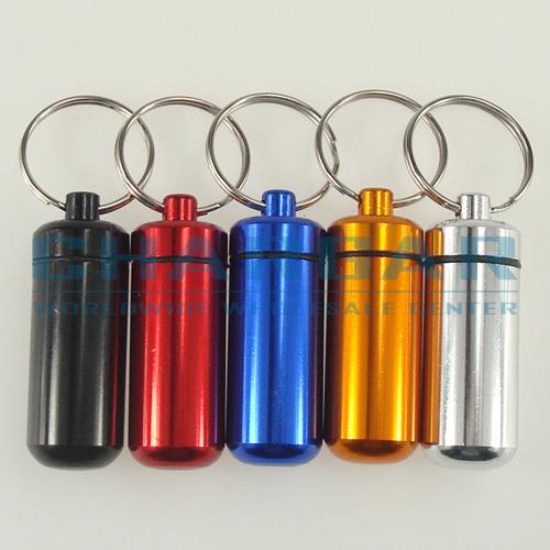 Couleurs assorties Mousqueton en aluminium Porte-cles Titulaire Trousseau 10 Pcs