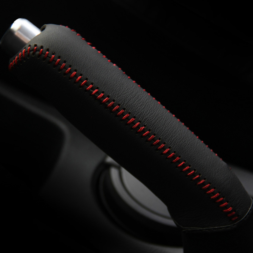 

Hyundai VERNA handbrake cover Car styling Genuine leather Handbrake cover Interior decoration accessories