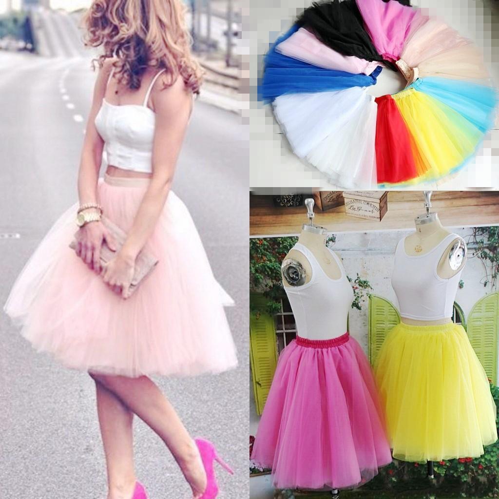 

Free Shipping Tulle Skirt Bridesmaid Dresses A Line Ruched Brisk Knee-length Women Skirts 2015 Cheap Adult Tutu Skirt, Blue