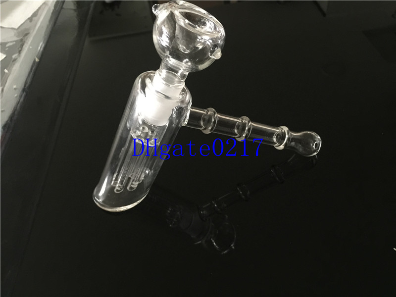 

New glass hammer 6 Arm perc glass percolator bubbler water pipe matrix 18mm smoking pipes tobacco pipe bongs showerhead perc two functions