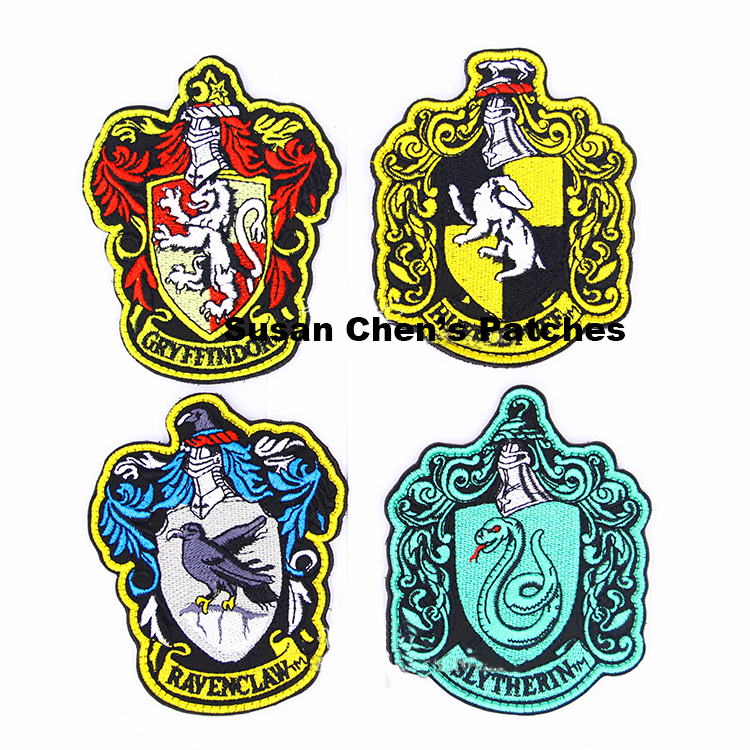 

Free Shipping New Harry Potter Embroidery Patches Free Shipping, Black